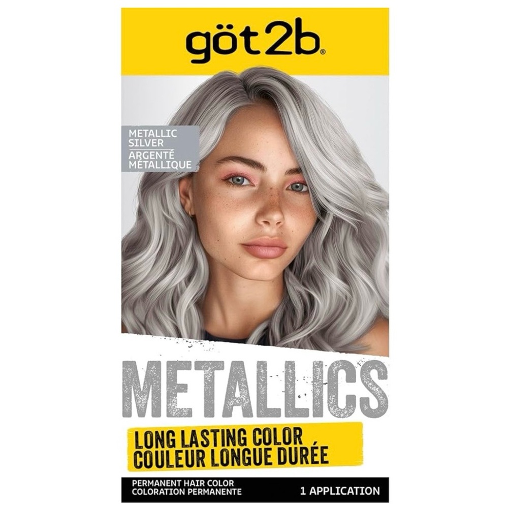 (2) Schwarzkopf  got2b Metallic Silver Hair Dye